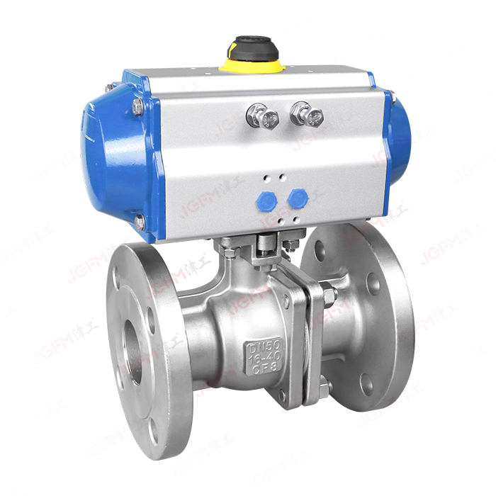 氣動(dòng)法蘭球閥